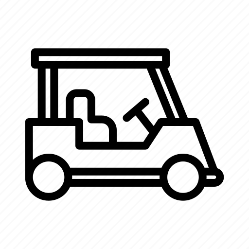Golf, cart, car, vehicle, golfing, field icon - Download on Iconfinder