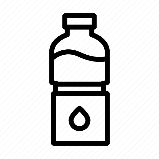 Water, bottle, drink, plastic, mineral, beverage icon - Download on Iconfinder