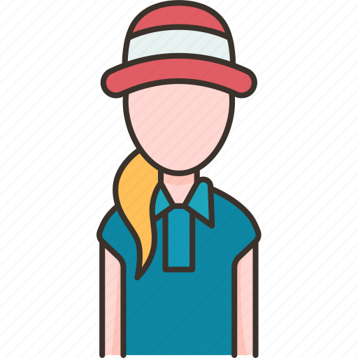 Female, golfers, sport, athlete, player icon - Download on Iconfinder