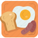breakfast, meal, food, sandwich, egg