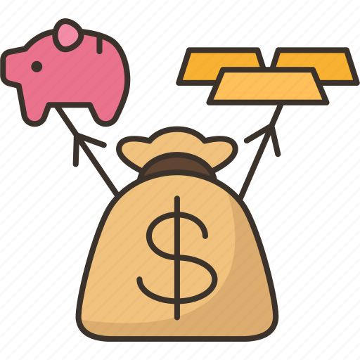 Investing, saving, fund, profit, money icon - Download on Iconfinder