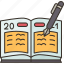 planner, book, calendars, agenda, diary 