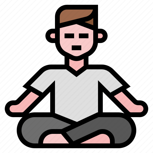 Calm, meditate, meditation, relaxation, yoga icon - Download on Iconfinder