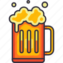 beer, glass, mug, alcohol, foam, beverage, drink, cafe, menu