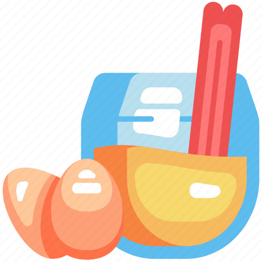 Eggnog, dessert, egg, glass, cinnamon, beverage, drink icon - Download on Iconfinder
