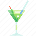 martini, cocktail, alcohol, glass, beverage, drink, cafe, menu