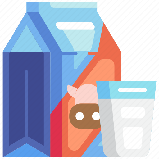 Milk, box, dairy, glass, carton, beverage, drink icon - Download on Iconfinder