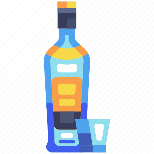 Vodka, alcohol, wine, liquor, bottle, beverage, drink icon - Download on Iconfinder