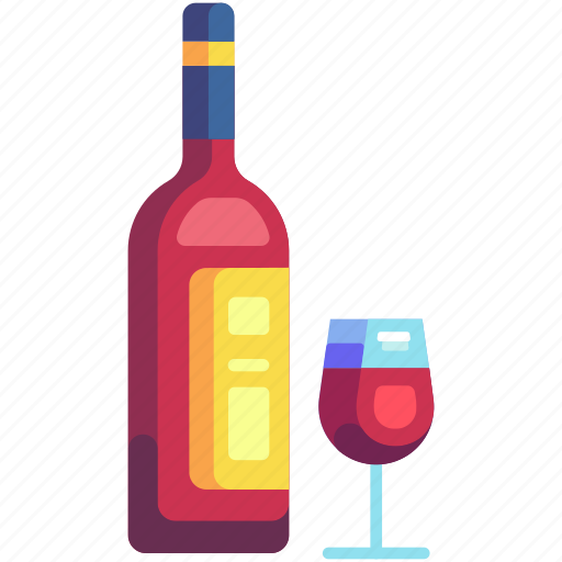 Wine, alcohol, bottle, champagne, glass, beverage, drink icon - Download on Iconfinder