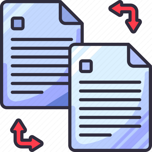 File transfer, paper, page, document, sharing, file document, file icon - Download on Iconfinder