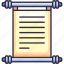 scroll, script, old, document, file, file document, business 