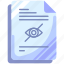 hide file, hidden, private, eye, page, file document, file, document, business 