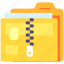 zip folder, folder, data, compress, archive, file document, file, document, business 