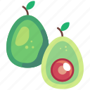 avocado, pear, alligator pear, fruit, fruits, fresh, food, organic