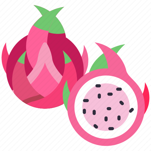 Dragon fruit, tropical fruit, pitaya, fruit, fruits, fresh, food icon - Download on Iconfinder