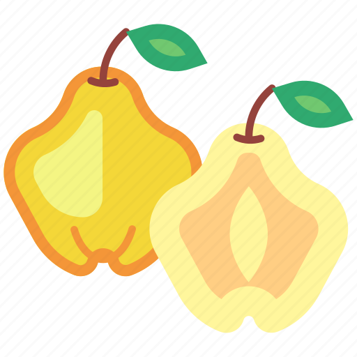 Quince, quince fruit, fruit, fruits, fresh, food, organic icon - Download on Iconfinder
