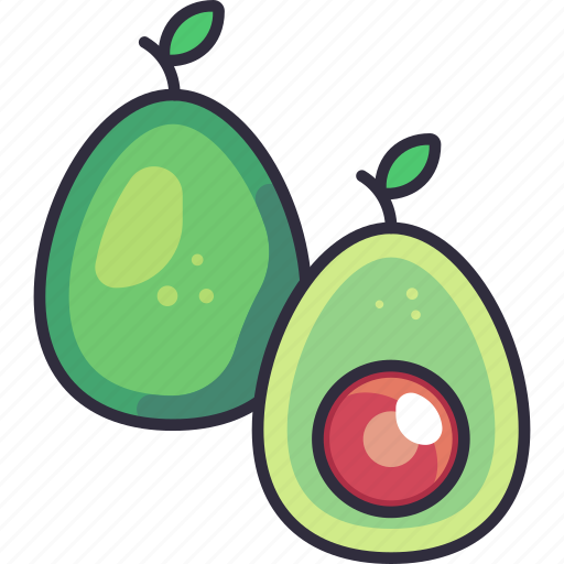 Avocado, pear, alligator pear, fruit, fruits, fresh, food icon - Download on Iconfinder