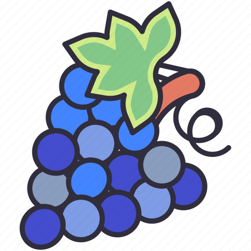 Grape, grapes, berry, fruit, fruits, fresh, food icon - Download on Iconfinder
