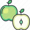 green apple, apple fruit, fruit, fruits, fresh, food, organic