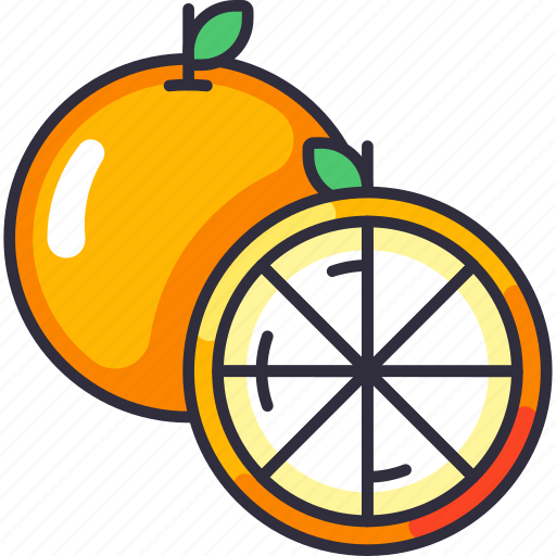 Orange, orange fruit, fruit, fruits, fresh, food, organic icon - Download on Iconfinder