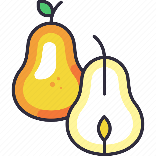 Pear, pear fruit, fruit, fruits, fresh, food, organic icon - Download on Iconfinder