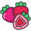 strawberry, berry, fruit, fruits, fresh, food, organic 