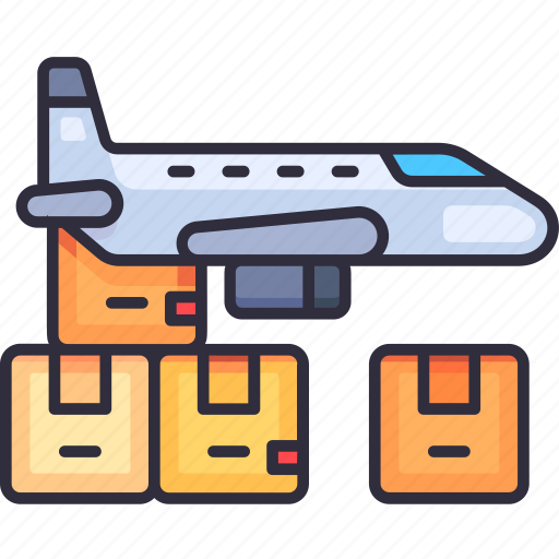 Plane, flight, air plane, fly, distribution, logistics, delivery icon - Download on Iconfinder