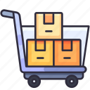 shopping cart, trolley, product, shopping, basket, logistics, delivery, shipping, package