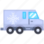 refrigerator truck, freezer, transportation, cool, freezing, logistics, delivery, shipping, package 