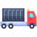 truck container, cargo, truck, vehicle, transportation, logistics, delivery, shipping, package