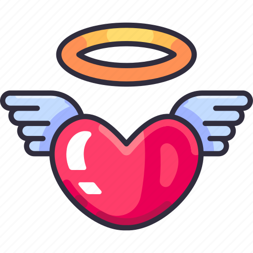 Angel, wings, cupid, flying, holy, love, heart icon - Download on Iconfinder