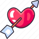 arrow, cupid, feelings, archery, dating, love, heart, valentine, romantic