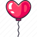 balloons, heart balloon, decoration, party decor, birthday, love, heart, valentine, romantic