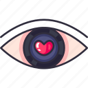 eye, dating, view, falling in love, vision, love, heart, valentine, romantic