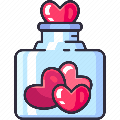 Jar, spread, dating, bottle, glass, love, heart icon - Download on Iconfinder