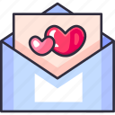 letter, love letter, envelope, proposal, mail, love, heart, valentine, romantic