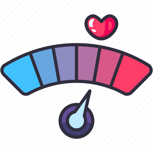 Love meter, speed, performance, measurement, lovely, love, heart icon - Download on Iconfinder