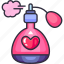 perfume, scent, fragrance, aroma, bottle, love, heart, valentine, romantic 