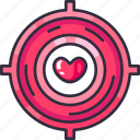 target, lovely, goal, proposal, shoot, love, heart, valentine, romantic