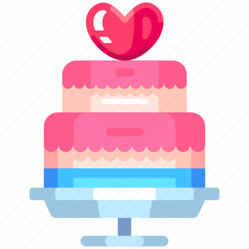 Cake, wedding cake, sweet, bakery, dessert, love, heart icon - Download on Iconfinder