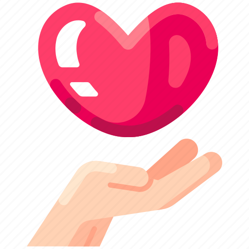 Care, hand, affection, handheld care, kindness, love, heart icon - Download on Iconfinder