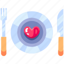 food, eat, dinner, dating, favorite dish, love, heart, valentine, romantic