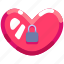 forbidden love, prohibited, lock, protection, padlock, love, heart, valentine, romantic 