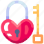 lock and key, protection, security, lock, love, heart, valentine, romantic 