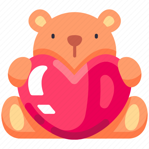 Teddy bear, toy, doll, cute, teddy, love, heart icon - Download on Iconfinder
