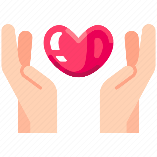 Affection, hand, care, handheld care, kindness, love, heart icon - Download on Iconfinder