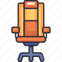 office chair, armchair, work, desk, seat, office, company, business