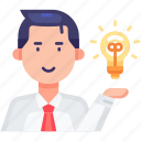 creative, idea, innovation, light bulb, employee, office, company, business, work