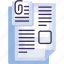 file, document, attachment, paper, data, office, company, business, work 