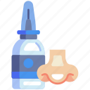 pharmacy, medicine, medical, nasal spray, nose, bottle, drop